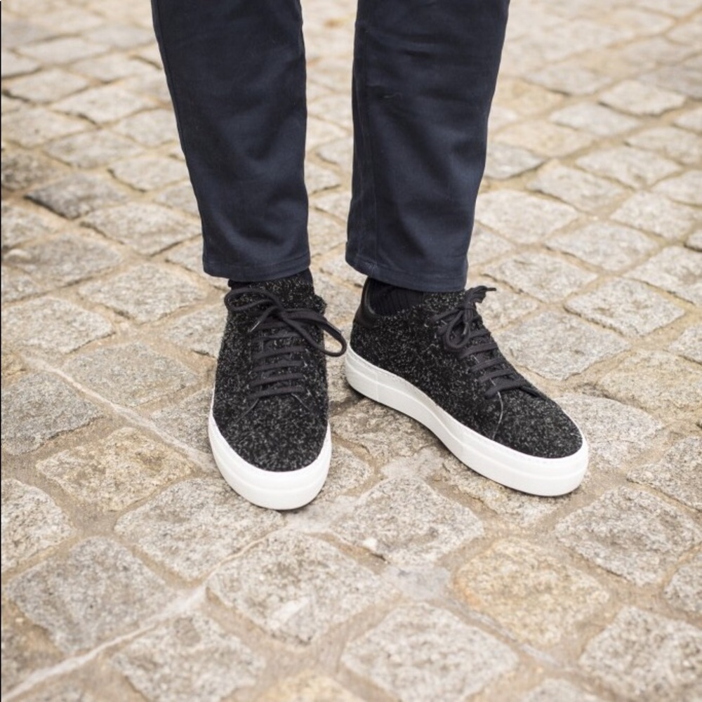 Axel Arigato Brushed Suede Platform Sneakers